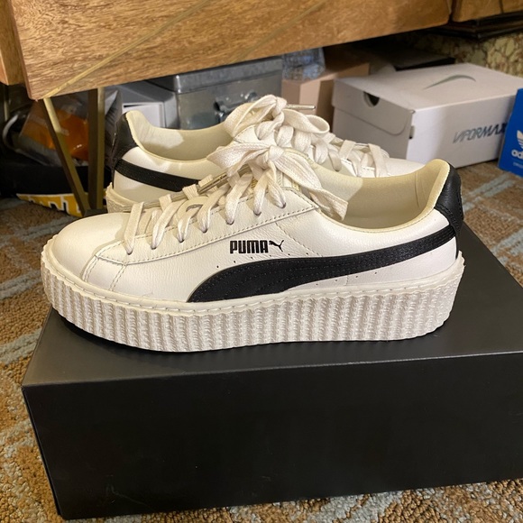 Rihanna Fenty X Puma Creepers  White & Black Creepers - Picture 2 of 4